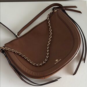 Michael Kors Brown Hobo Bag with Chain Strap
